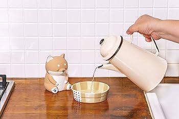 Amazon｜りぶはあと 素焼き加湿器 銭湯 ねむねむアニマルズ 柴犬